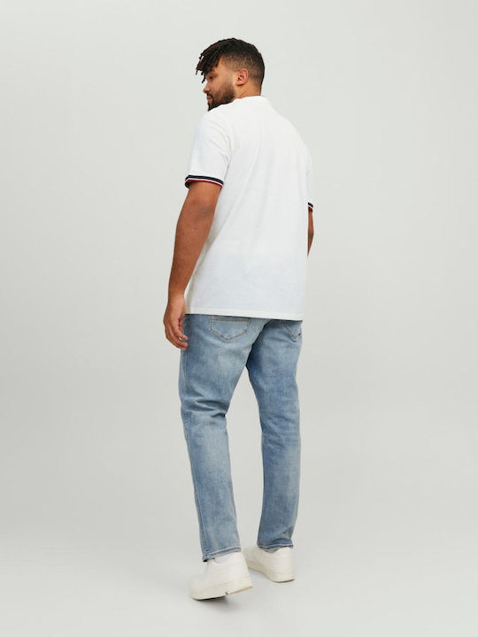 Jack & Jones Ανδρική Μπλούζα Κοντομάνικη Cloud Dancer