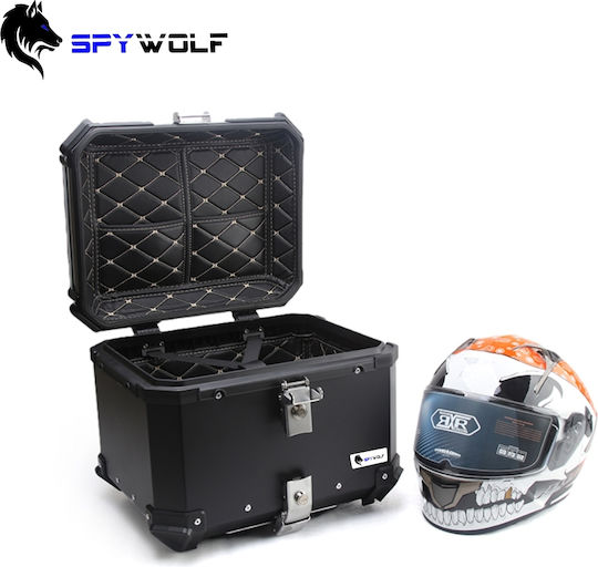 Spywolf SpyWolf Space-S Черен Алуминиев Мотоциклетен Куфар 45л
