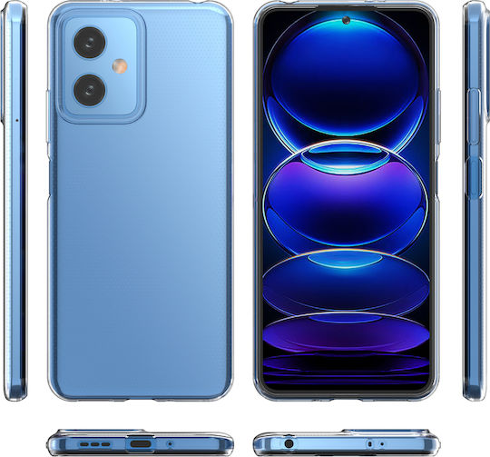 Hurtel Ultra Clear 0.5mm Umschlag Rückseite Silikon 0.5mm Transparent (Xiaomi Poco X5 5G, Redmi Note 12 5G)