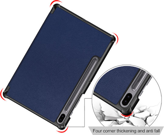 Techsuit Foldpro Flip Cover Μπλε (Galaxy Tab S6 10.5)