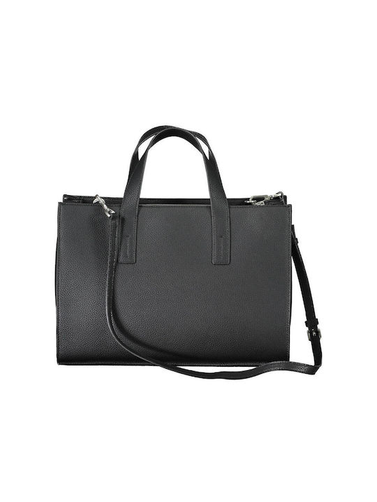 Calvin Klein Damen Tasche Tote Hand Schwarz