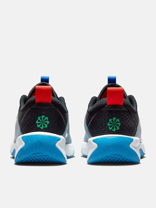 Omni Multi Court Kinder Sneakers Cool Grey / Black / Light Crimson / Photo Blue