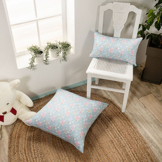 Teoran Kids Decorative Pillow Balloon Light Blue 45x45cm