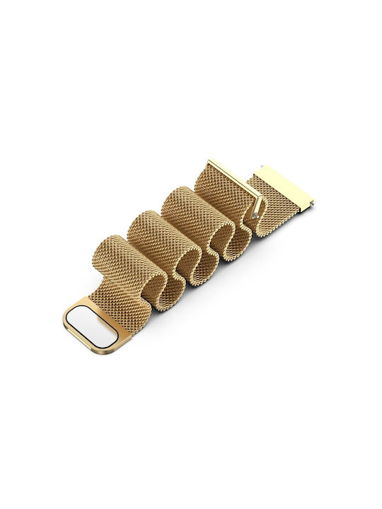 Milanese Strap Stainless Steel Gold (Huawei Watch GT/GT Pro 2/3/4/5 / Ultimate 46mm)