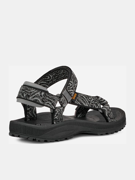 Winsted Women's Flat Sandals Sporty in Black Color
