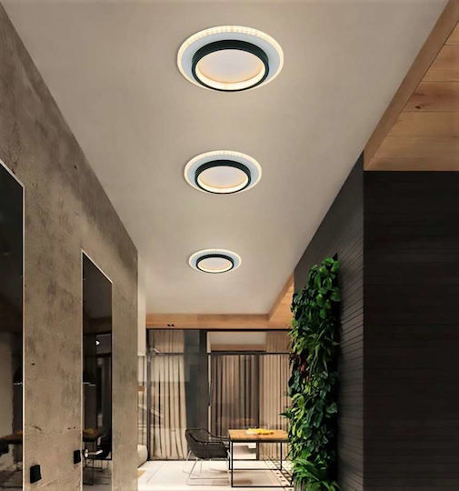 Atman Nantes Ceiling Mount Light 23cm White with Integrated LED