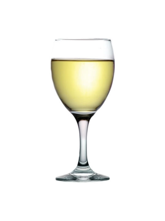 Gurallar Empire Glass for White Wine made of Glass Goblet 245ml 1pcs