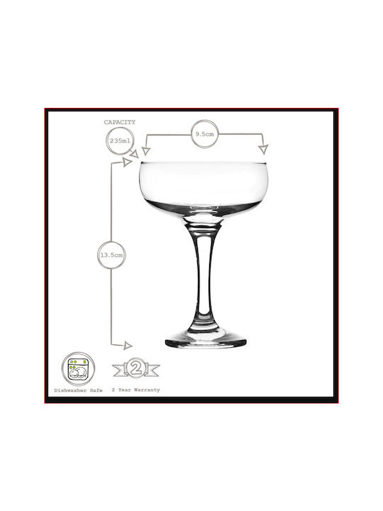 Gurallar Misket Pahar Cocteiluri din Sticlă Pahar cu picior 235ml
