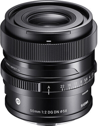 Sigma Cadru complet Obiectiv Foto 50mm f/2 DG DN Contemporary Fix pentru Montura Leica L Black