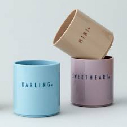Design Letters Pahar Din Plastic Albastru 220ml
