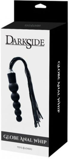 Toyz4lovers Darkside Globe Anal Whip Anal Dildo Black 19.5cm