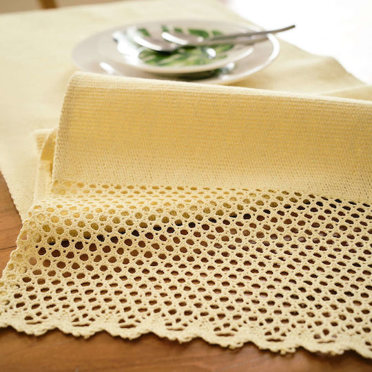 Gofis Home Läufer Alcyone 046 10 Pollen Yellow 37x160cm