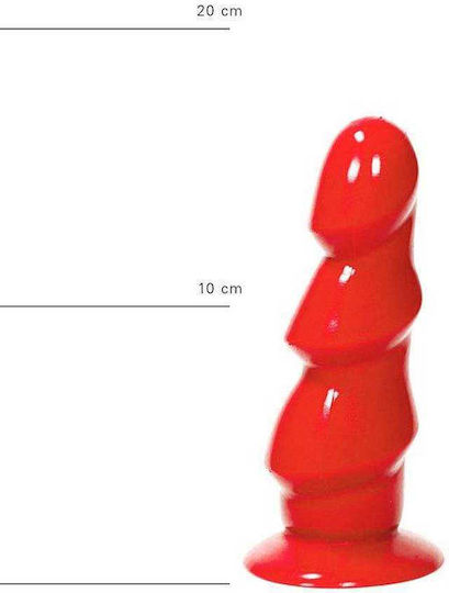 All Red Triple Wand Analdildo Rot