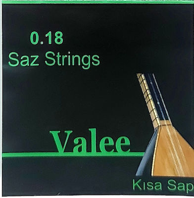 Valee 0.18 green, Strings for jazz / tambourine