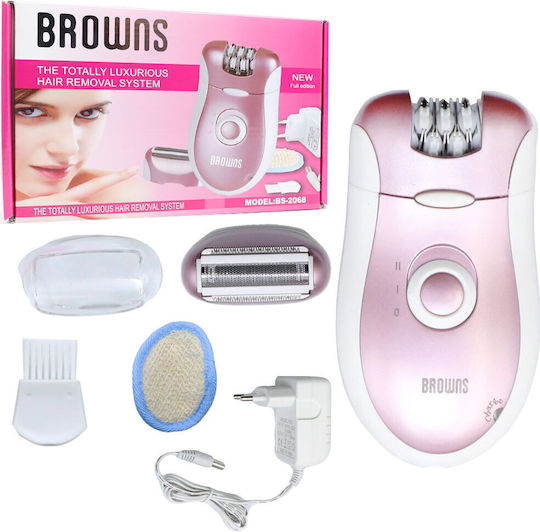 Browns Rechargeable Trimmer & Shaver BS-2068 Αποτριχωτική Μηχανή Epilator για το Σώμα BS-2068