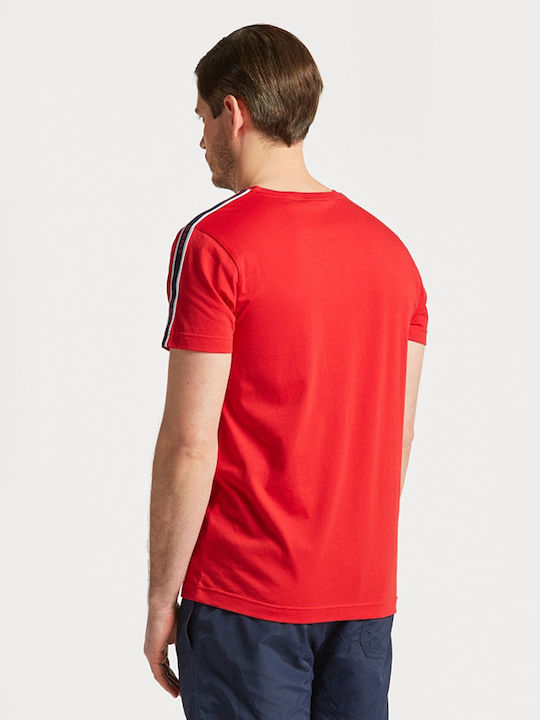 Gant Herren T-Shirt Kurzarm Bright Red