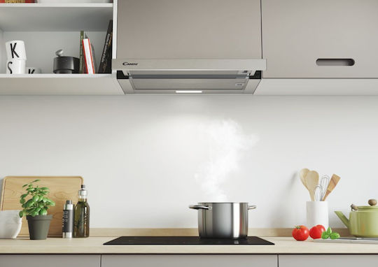 Candy CBT 6130/3X Sliding Vent Hood 60cm Inox