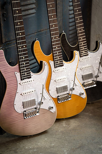 Cort G280 Select Electric Guitar Stratocaster with HSS Pickup Configuration Trans Chameleon Purple