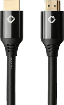 Oehlbach HDMI 2.1 Cable HDMI male - HDMI male 5m Μαύρο