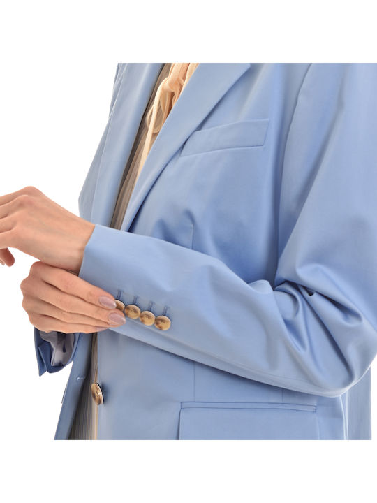 Boss Blazer pentru femei Sacou Albastru