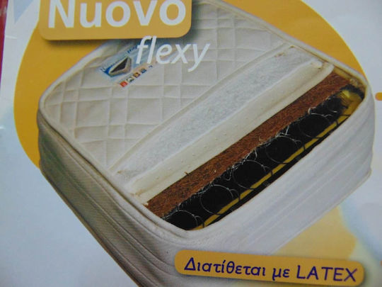 Nuovo Flexy Μονό Ορθοπεδικό Στρώμα Latex 100x200cm με Ελατήρια