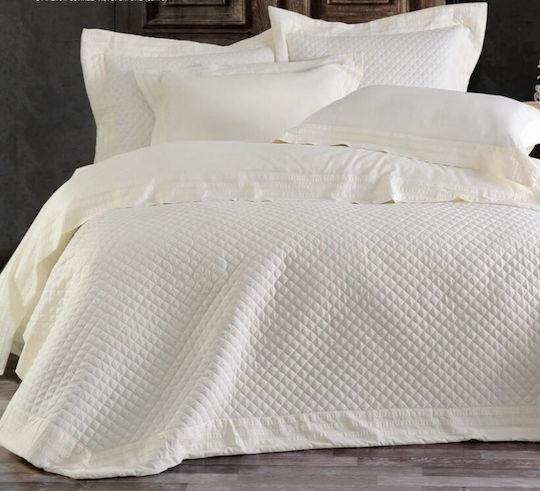 Rythmos Klelia Bridal Blanket Set Queen with 2 Pillowcases 235x250 cm