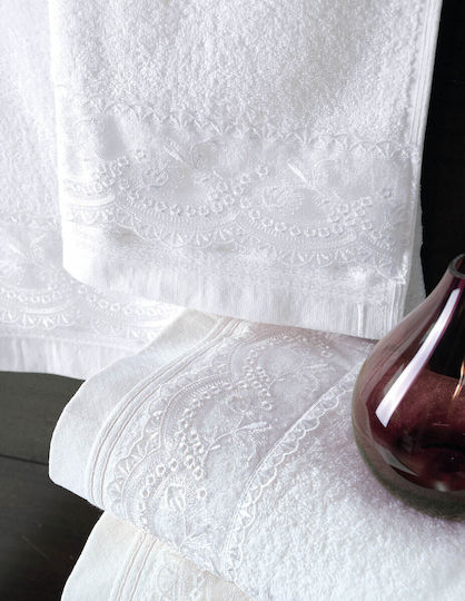 Rythmos Shiraz Σετ Νυφικές Πετσέτες 3τμχ Rythmos Shiraz Σετ Νυφικές Πετσέτες 3τμχ