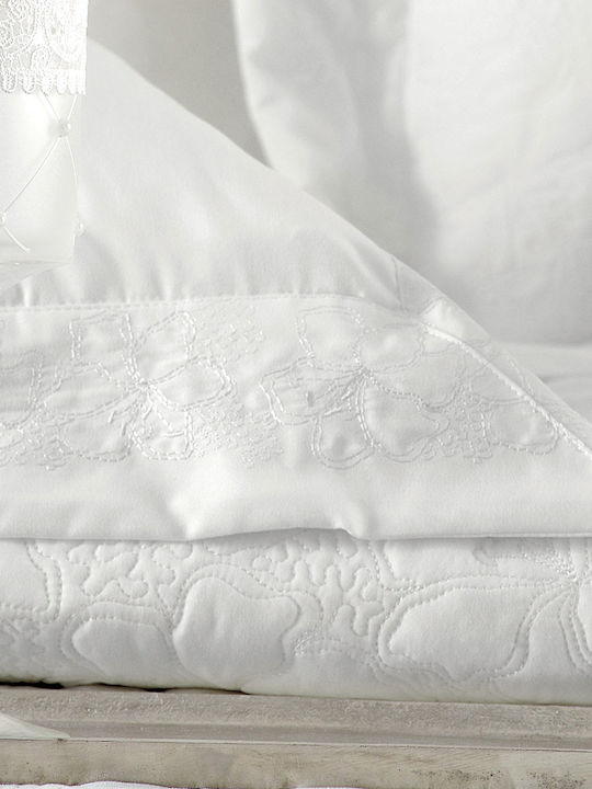 Rythmos Tabitha Νυφικό Σετ 7τμχ Λευκό 235x250cm
