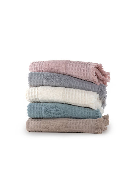 Nef-Nef Homeware Badehandtuch Touch 70x140εκ. Beige Gewicht 330gr/m²
