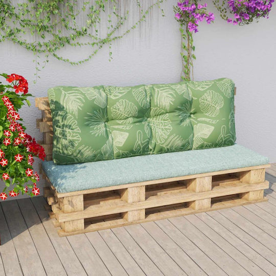 vidaXL Pernă De Canapea Perne Pentru Scaune De Grădină Verde 120x40cm