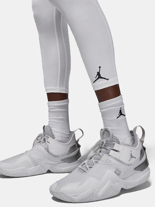 Jordan Dri-FIT Colan sport pentru bărbați Capri Alb
