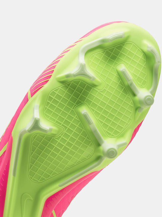Nike Air Zoom Mercurial Superfly 9 Academy FG/MG Hoch Fußballschuhe mit Stollen Pink Blast / Volt / Gridiron