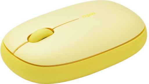 Rapoo M660 Silent Ασύρματο Bluetooth Ποντίκι Κίτρινο