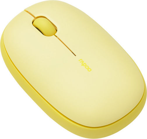 Rapoo M660 Silent Ασύρματο Bluetooth Ποντίκι Κίτρινο