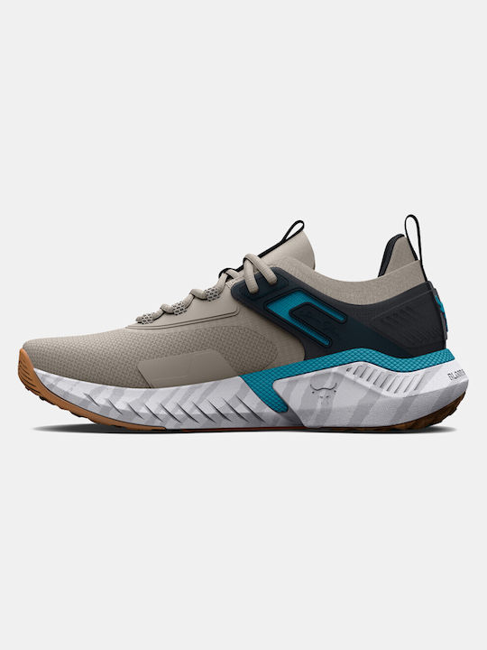 Project Rock 5 Sportschuhe Training & Fitnessstudio Gray Matter / Black / Blue Surf