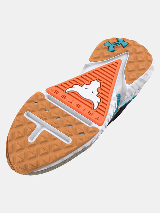 Project Rock 5 Sportschuhe Training & Fitnessstudio Gray Matter / Black / Blue Surf