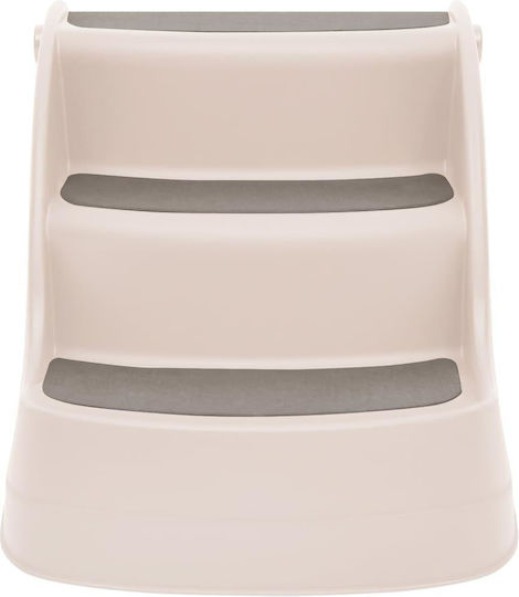 vidaXL Car Steps for Dog 50x38x38cm Cream Beige