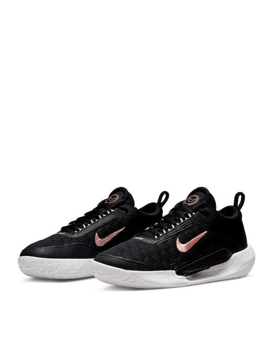 Nike Zoom NXT Women's Tennis Shoes for Clay Courts Black / Metallic Red Bronze White