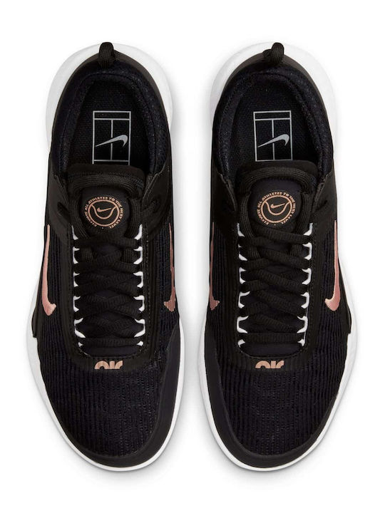 Nike Zoom NXT Women's Tennis Shoes for Clay Courts Black / Metallic Red Bronze White