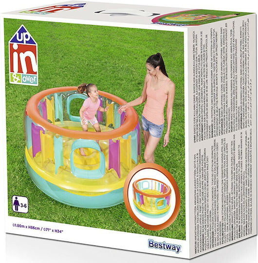 Bestway Saltea Gonflabilă BounceJam Cu Tobogan Gonflabil Pentru 3-6 Ani