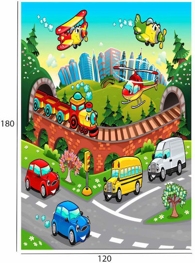 Freebox City Life Kinder Teppich Mehrfarbig 120x180cm