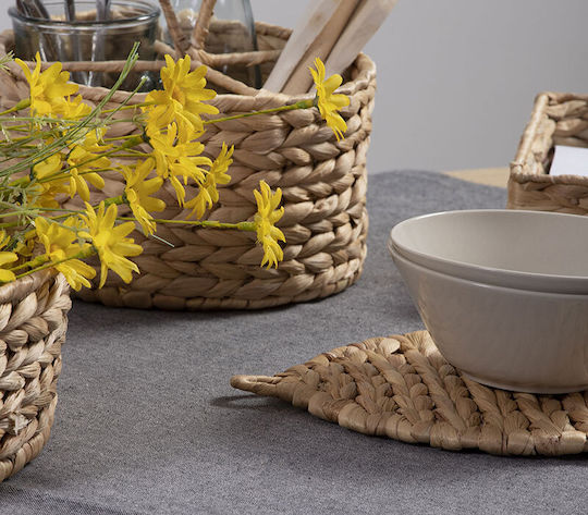 Nef-Nef Homeware Wicker Placemat Romano Beige 48x33cm 033268
