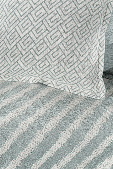Guy Laroche Norton Ριχτάρι Πολυθρόνας Δύο 'Οψεων Chenille 180x150εκ. Ocean