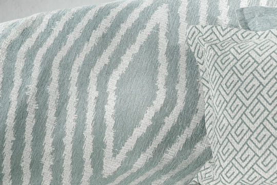 Guy Laroche Norton Ριχτάρι Πολυθρόνας Δύο 'Οψεων Chenille 180x150εκ. Ocean