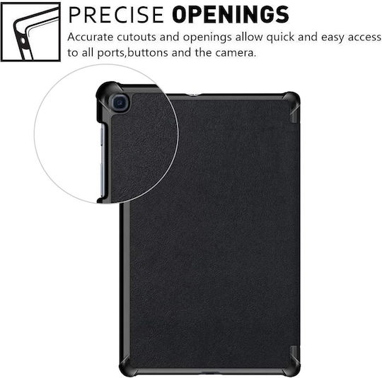 Techsuit Foldpro Flip Cover Schwarze (Galaxy Tab A 10.1 2019)