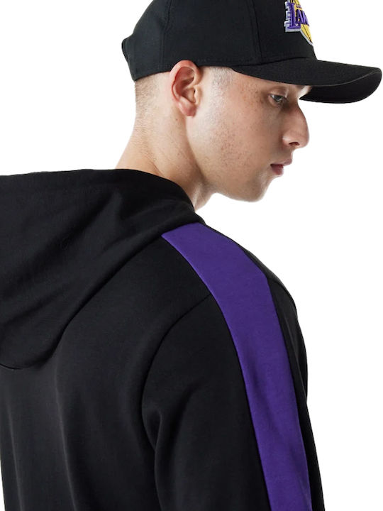 LA Lakers Cardigan with Black Hood