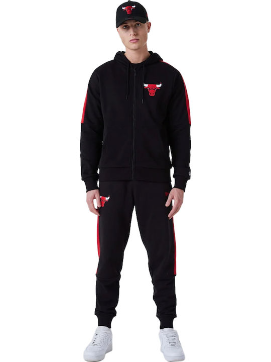 Chicago Bulls Φούτερ με Κουκούλα Μαύρο