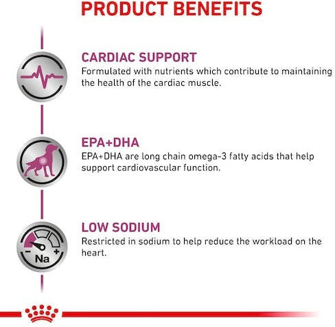 Royal Canin Veterinary Cardiac 2кг Суха Храна за Възрастни Кучета с Птици и Ориз