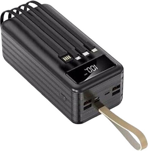 GP860 Power Bank 60000mAh 22.5W with 4 USB-A Ports and USB-C Port Black