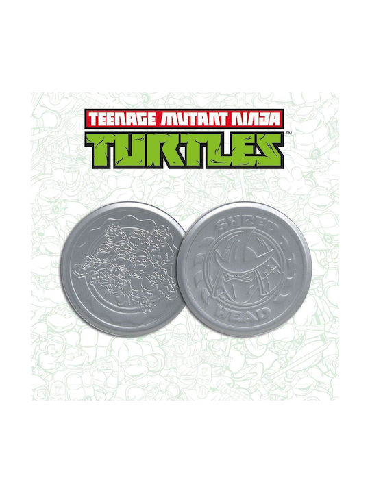 FaNaTtik Teenage Mutant Ninja Turtles Кръгло Сувенир Металик Сив V-TURT06 4бр